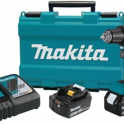 Makita XFD12T 5.0 Ah 18V LXT Lithium-Ion Compact Brushless Cordless 1/2