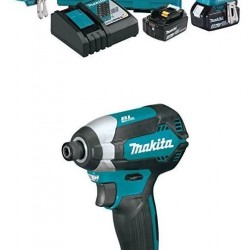 Makita XT269M 18V LXT Lithium-Ion Brushless Cordless 2-Pc. Combo Kit (4.0Ah) with XDT13Z 18V LXT Lithium-Ion Brushless Cordless Impact Driver