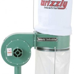 Grizzly Industrial G8027 - 1 HP Dust Collector