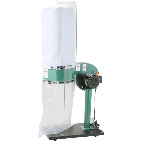 Grizzly Industrial G8027 - 1 HP Dust Collector