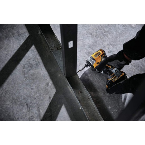 DEWALT DCF809C2 Atomic 20V Max Lithium-Ion Brushless Cordless Compact 1/4 In. Impact Driver Kit W/ 2 Batteries