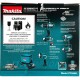 Makita CT320R 18V LXT Lithium-Ion Compact Cordless 3-Pc. Combo Kit (2.0Ah)