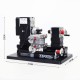 TZ20002MR High-Power Mini Teaching Metal Rotating Lathe,60W Power Metal Machine,Mini Lathe,Lathe Tool box,children's DIY Tools Gifts.