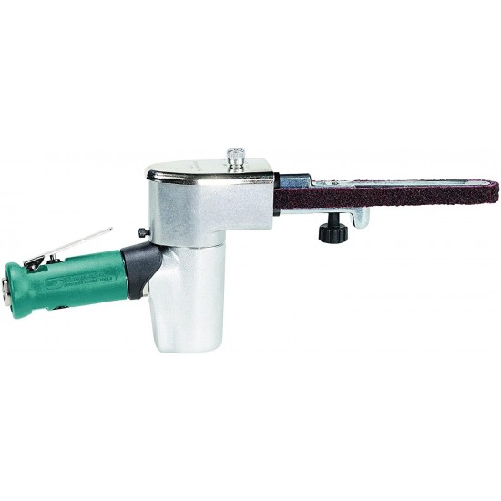 Dynabrade 40335 Dynafile II Abrasive Belt Tool for Non-Woven Nylon Belts, Teal