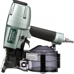 Metabo HPT Coil Siding Nailer, 1-1/2 inch to 2-1/2 inch Siding Nails, Side load, Tilt Bottom Magazine (NV65AH2)