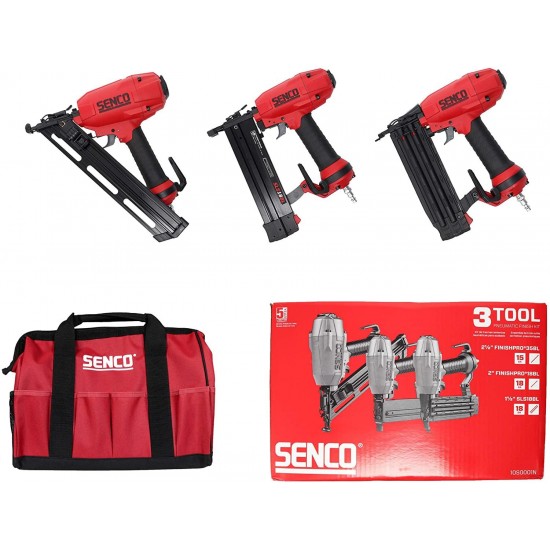 SENCO 1Y0060N FinishPro 3-Tool Nailer and Stapler Combo Kit